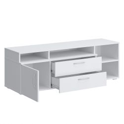 ТВ-тумба 1500 Париж (белый), МФ 1+1