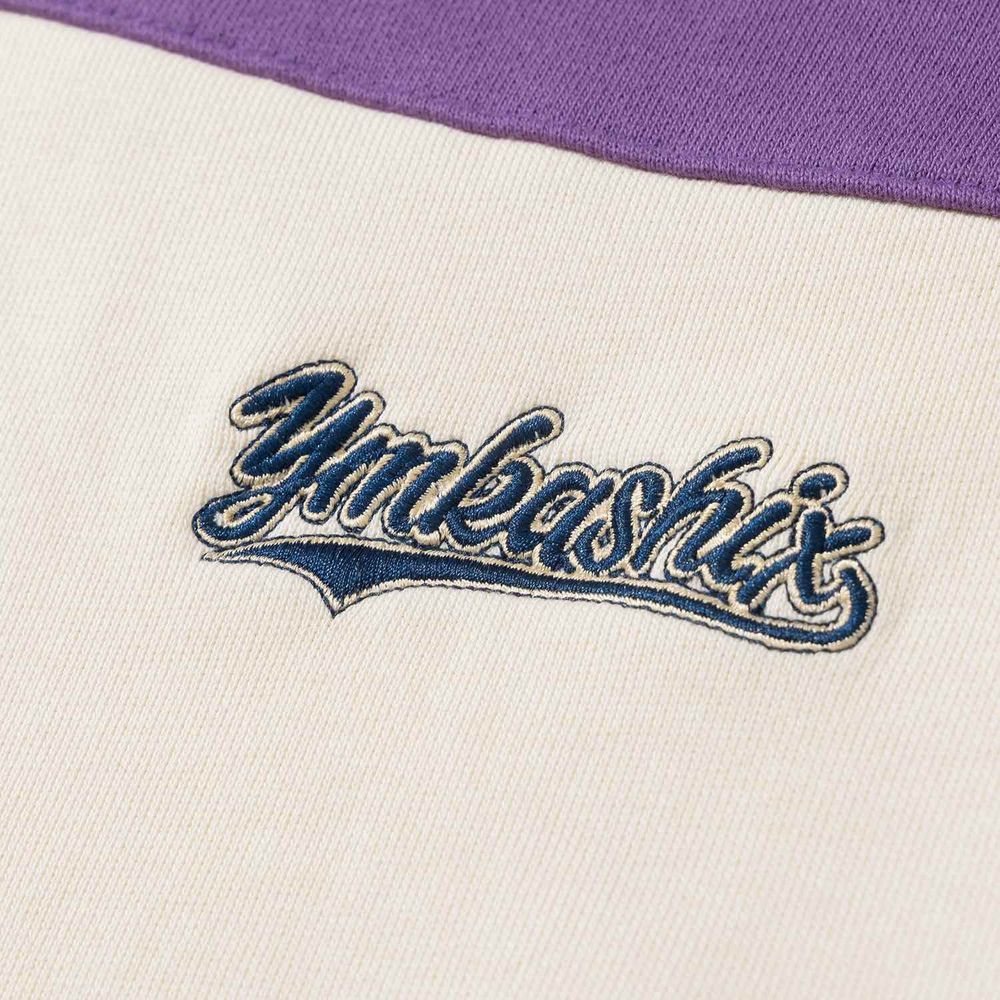 Толстовка YMKASHIX Four Stripes Фиолетовый/Бежевый/Серый/Синий