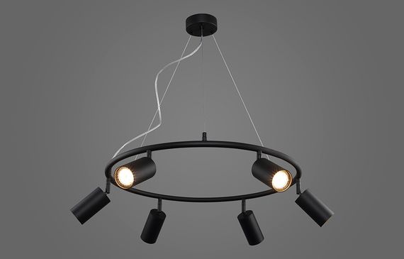 Светильник подвесной Crystal Lux RIVO SP6 BL