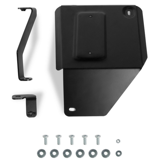 Защита адсорбера Rival для Kia Seltos (V - 1.6 (123 л.с.)) FWD 2020-н.в./Kia Seltos (V - 2.0) 4WD 2020-н.в., сталь 1.8 мм, с крепежом, штампованная, 111.2852.1