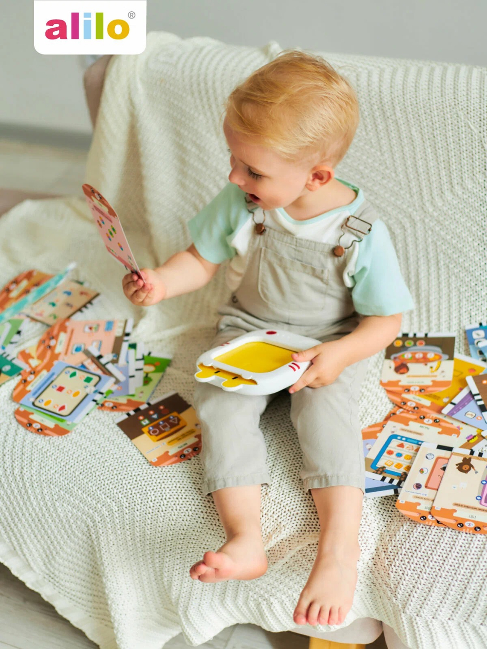 Обучающий планшет alilo Обучай-Зайка