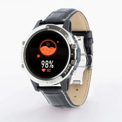 Dr. Hofner DH50 глянцевые часы с измерением сатурации, чёрный