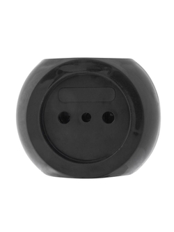 Разветвитель 3-м 6А IP20 Шар 220В черн. Rexant 11-1063-1