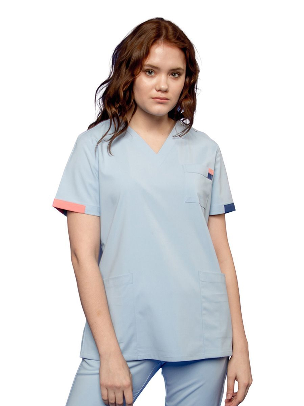 Туника медицинская женская Pulse 254 Alabama, R143 пурпурно-фиолетовый, L