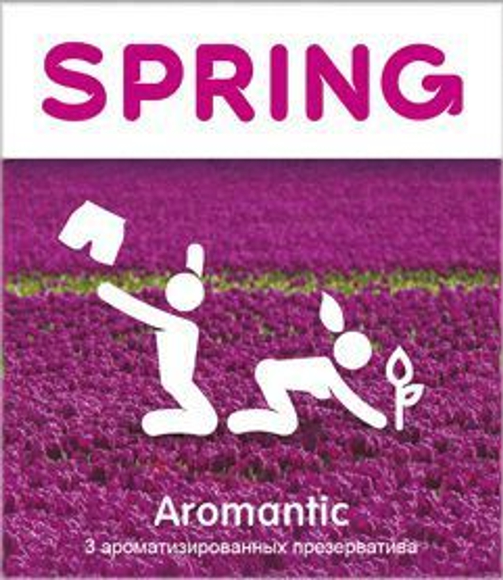 Ароматизированные презервативы SPRING AROMANTIC - 3 шт.