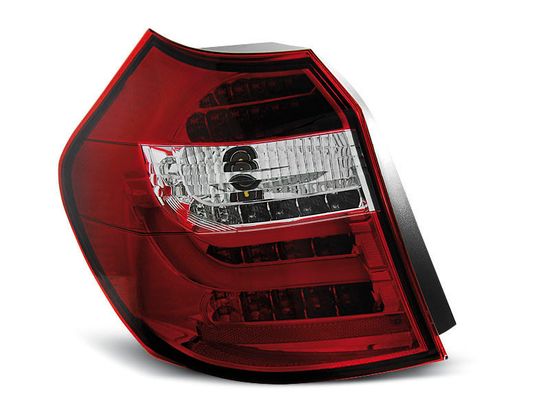 Задние фонари Bmw 1 E81/E87 red white led bar