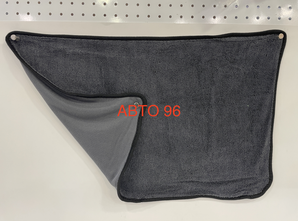 W-01DD / Мягкое полотенце из микрофибры для чистки автомобиля (серый) 60x40 см (за 1 шт.) Оптом