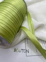 Косая бейка "Gamma" GK-12P 11 - 12 мм №111 светло-зеленый