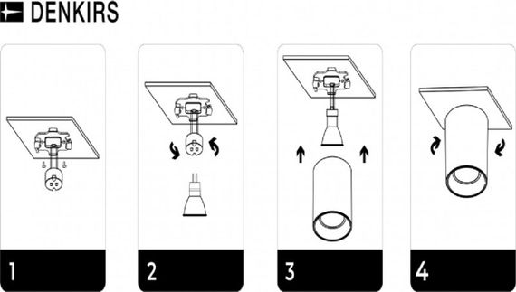 Потолочный светильник Denkirs Soro DK3040-WH
