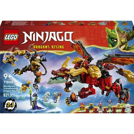 Конструктор LEGO Ninjago 71868 Трансформирующийся дракон-мех Вайлдфайр
