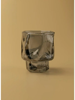 Набор изогнутых рюмок для водки, черный, 60 мл, 6 шт.