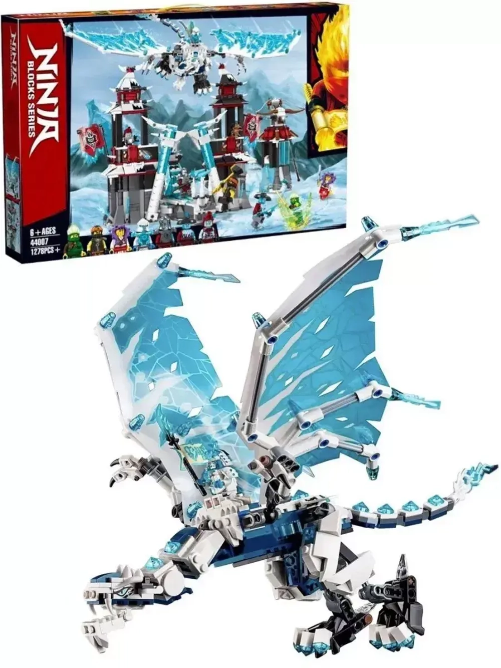 Конструктор Ниндзя Замок проклятого императора 1278 деталей