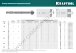KRAFTOOL ETA Опция 7, М10 x 70, клиновой анкер, 50 шт (302184-10-070)
