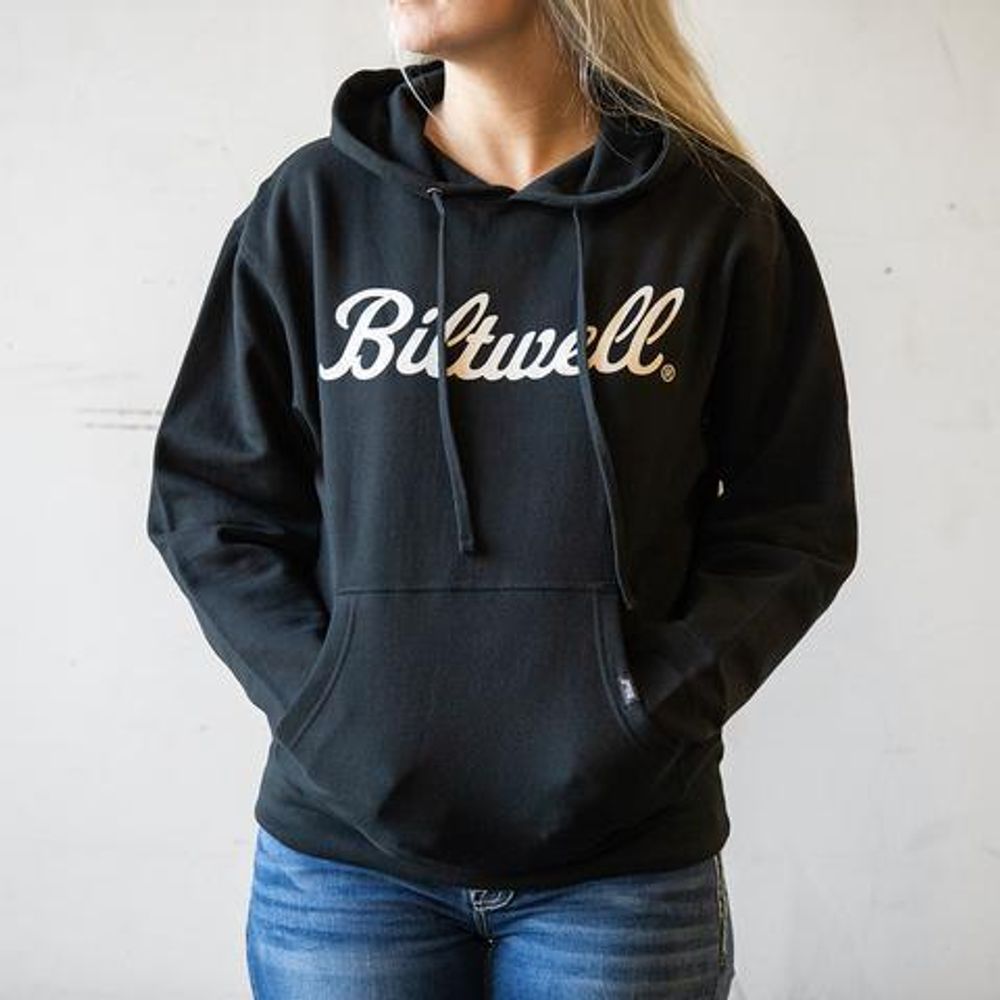 Script Pullover Hoodie / Черный