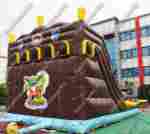 Большой надувной батут-горка "Фрегат" 11*5*5 м