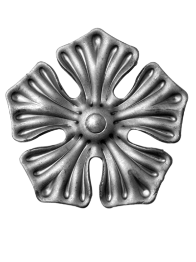 Кованый элемент "Цветок ромашка" Диаметр: 85 (1,2мм), вес 0,07 кг.