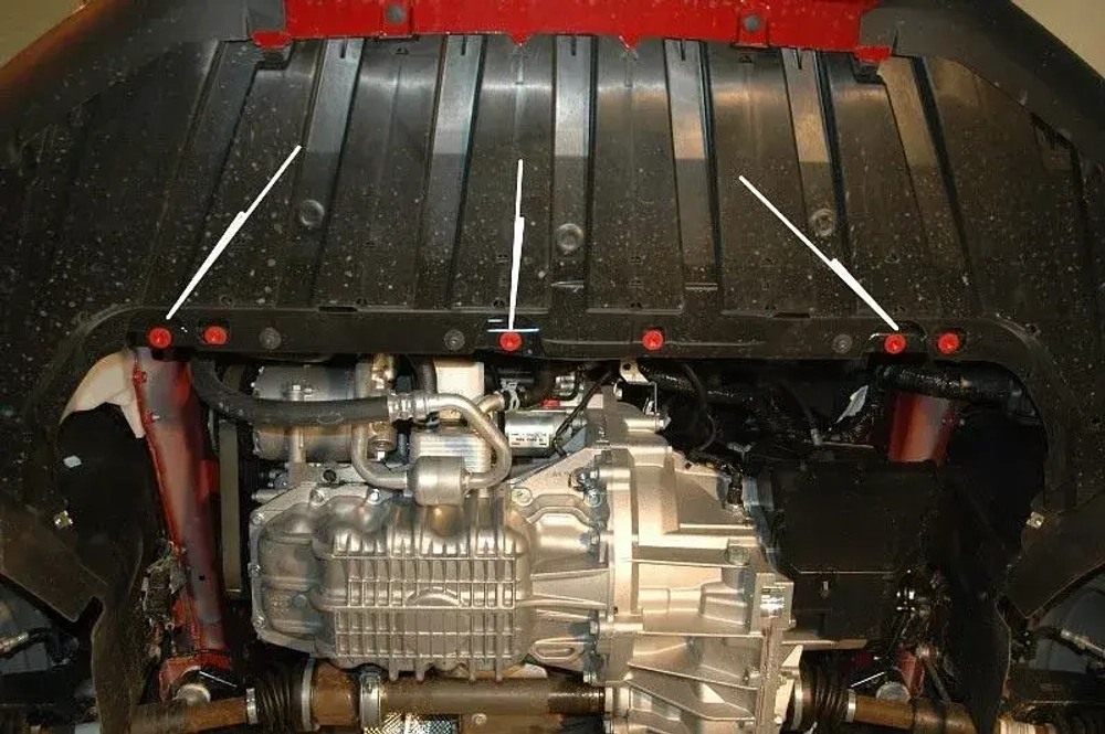 Защита картера и КПП Sheriff для Ford Focus III (CB8) 2011-2019 арт.08.2070
