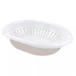 Дуршлаг с миской 3,0 л (светло-бежевый)