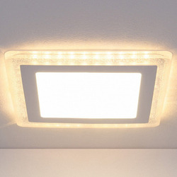 Встраиваемый светильник Elektrostandard DLS024 7+3W 4200K