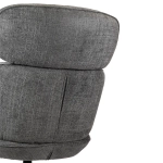 Кресло Bradex Home KING серый, шенилл