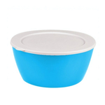 Чаша - миска с крышкой 3 л цвет голубой