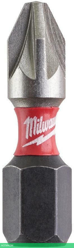 Бита Milwaukee Shockwave PZ2 25мм 25шт (4932430864)