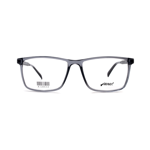 Оправа прямоугольная AERO A-1355 c3 черный/прозрач (Италия)