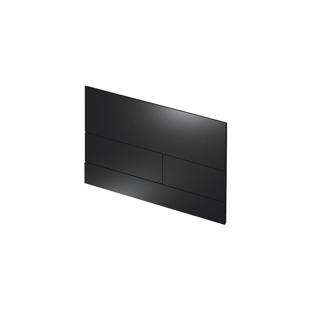 Кнопка смыва TECEsquare 9240833 с двумя клавишами, черная матовая