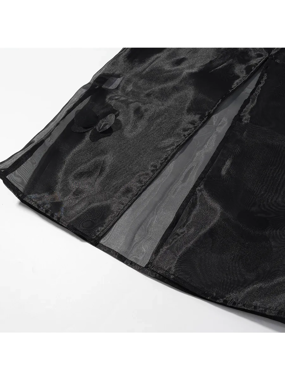 Юбка макси прозрачная