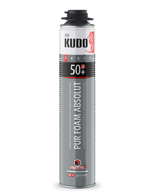 Пена монтажная KUDO PROFF 50+  профи  870г / KUPP10S50+