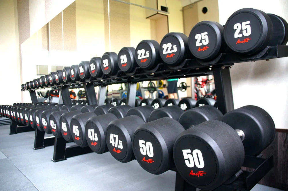 Aerofit AFDB52,5-60 набор обрезиненных гантелей