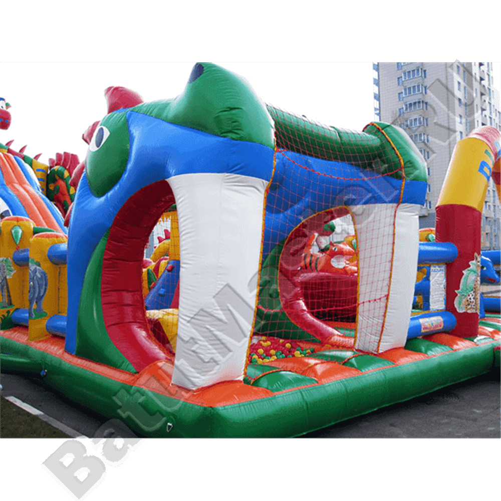 Коммерческий надувной батут "Змей Горыныч 3" 23*11*10 м