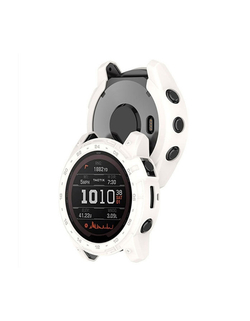 Защитный бампер чехол для часов Garmin Fenix 7X, Tactix 7 / 7 Pro, Enduro 2 материал TPU (Кремовый)