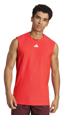 Мужская теннисная футболка Adidas Tennis Pro Climacool+ Tank - красный