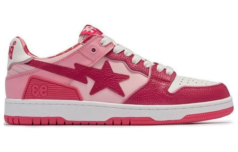 Кроссовки A BATHING APE SK8 STA ABC Camo, 1I30-291-005 Red