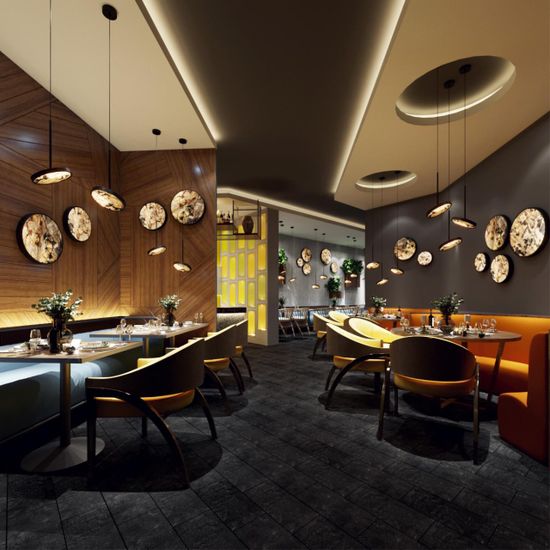 5064/24L L-VISION ODL24 205 черн./серо-беж./металл/натур.камень/акрил Настенный светильник с переключ.цветов.темпер. LED 24W 3000К/4000K/6000K BERGI