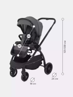 Коляска детская MOWBaby 2 в 1 "SPRINT" МВ321 Brown