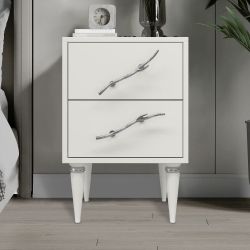 Тумба Арт Колор matte Классик Сильвер Белый опал матовый