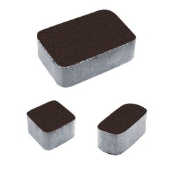 ТРОТУАРНЫЕ ПЛИТЫ КЛАССИКО - Б.1.КО.6 ГРАНИТ КОРИЧНЕВЫЙ, КОМПЛЕКТ ИЗ 3 ВИДОВ ПЛИТ