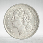 France, 5 Francs 1950, VF