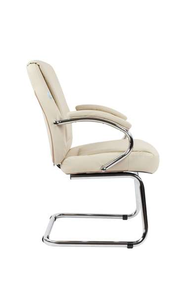 Офисное кресло Chairman 794V Россия хром экокожа бежевый