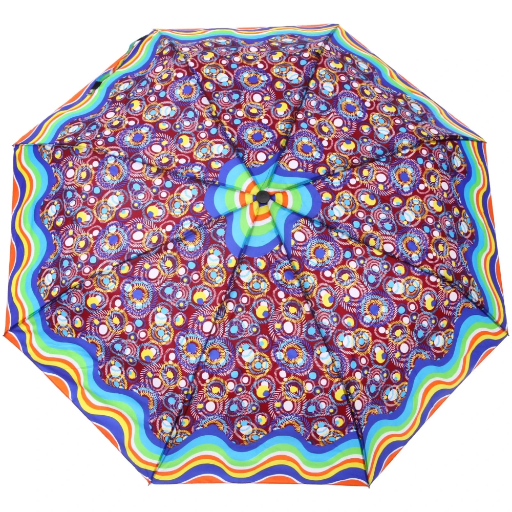 Зонт женский полуавтомат «Кланти», микс 6 цветов, 8 спиц, d-100см, длина в слож. виде 30см