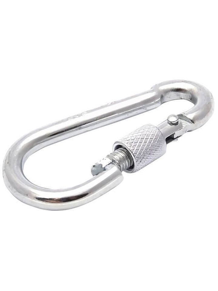 Карабин пожарный с фиксатором 5мм