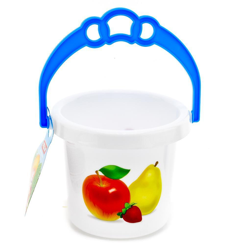 Ведро Фантазия 0,8 л. белое (Стеллар)