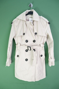 Тренч с хлопком стильный 42 размер