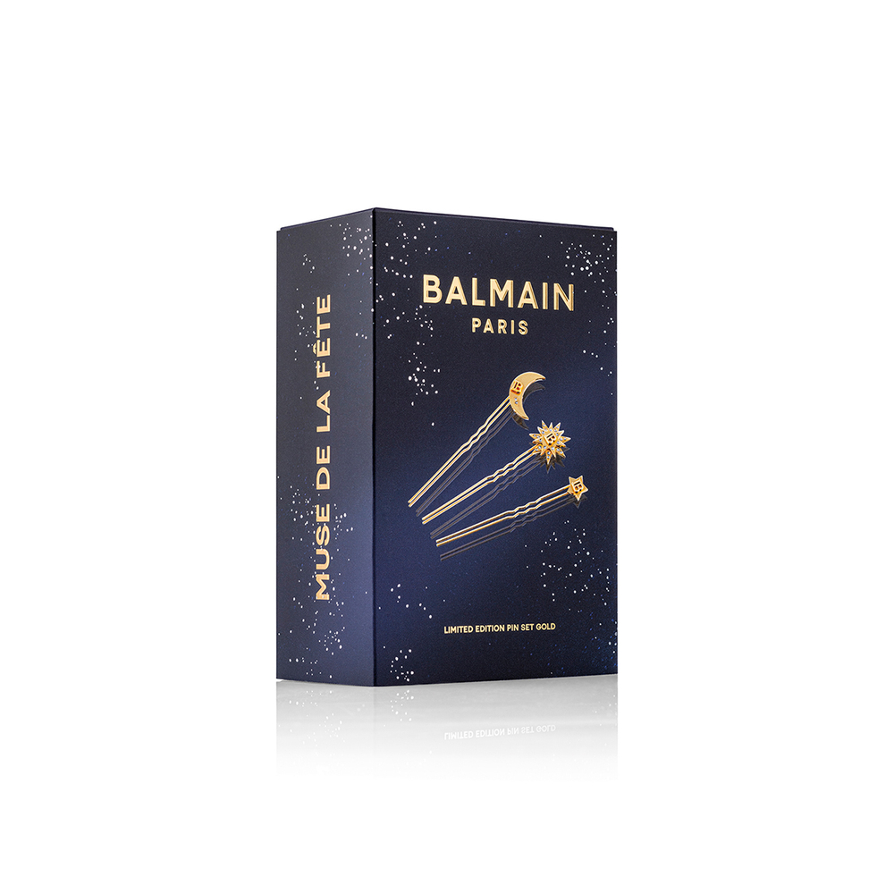 Balmain Hair Couture Набор Заколки-шпильки 3 шт цвет золото Limited Edition Pin Set Gold C4 25