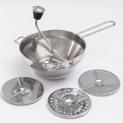 Измельчитель для овощей Magistro Steel, 201 сталь, 3 диска в комплекте (Цвет: не задано)