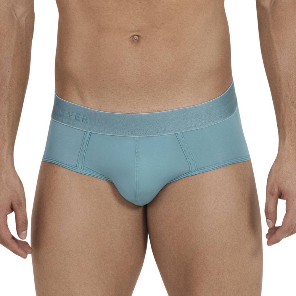 Мужские трусы брифы бирюзовые Clever VITAL PIPING BRIEF 112710