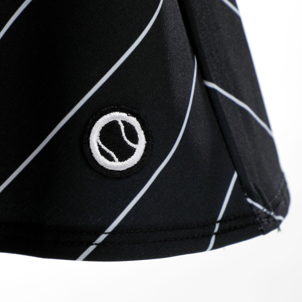 Женская теннисная юбка Tennis-Point Stripes Skirt Special Edition Women - Black, White