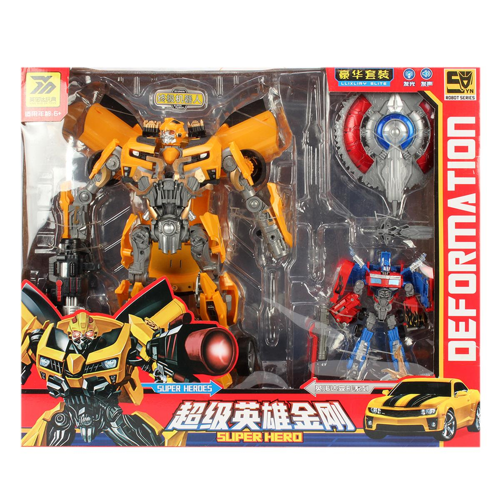 Трансформер-робот, коробка YND666-65